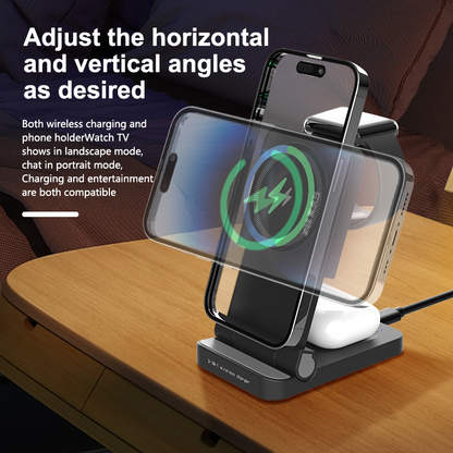 SENGiMC M02 Flodable 3-in-1 Magnetic Wireless Charger