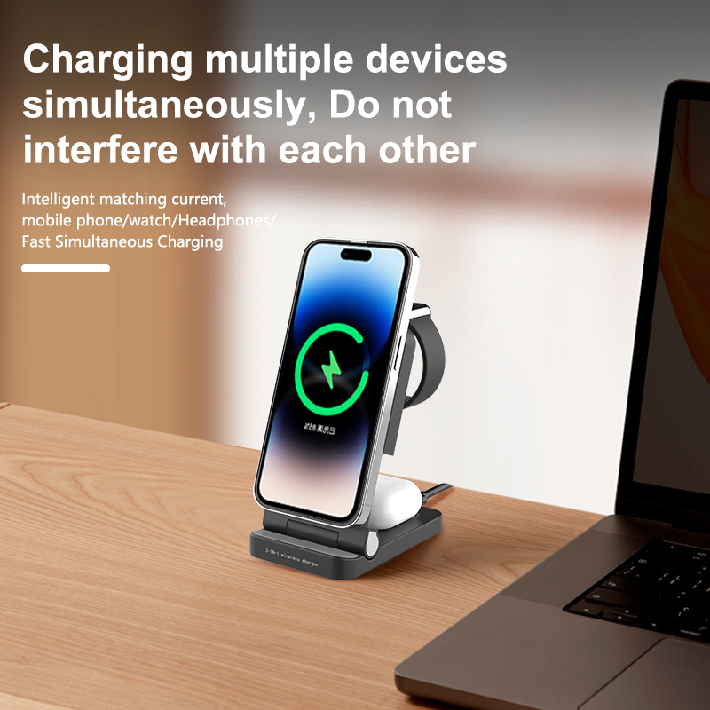 SENGiMC M02 Flodable 3-in-1 Magnetic Wireless Charger