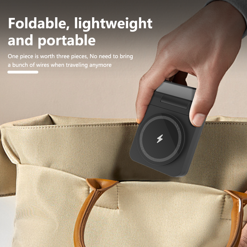 SENGiMC M02 Flodable 3-in-1 Magnetic Wireless Charger