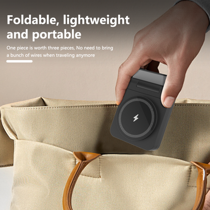 SENGiMC M02 Flodable 3-in-1 Magnetic Wireless Charger