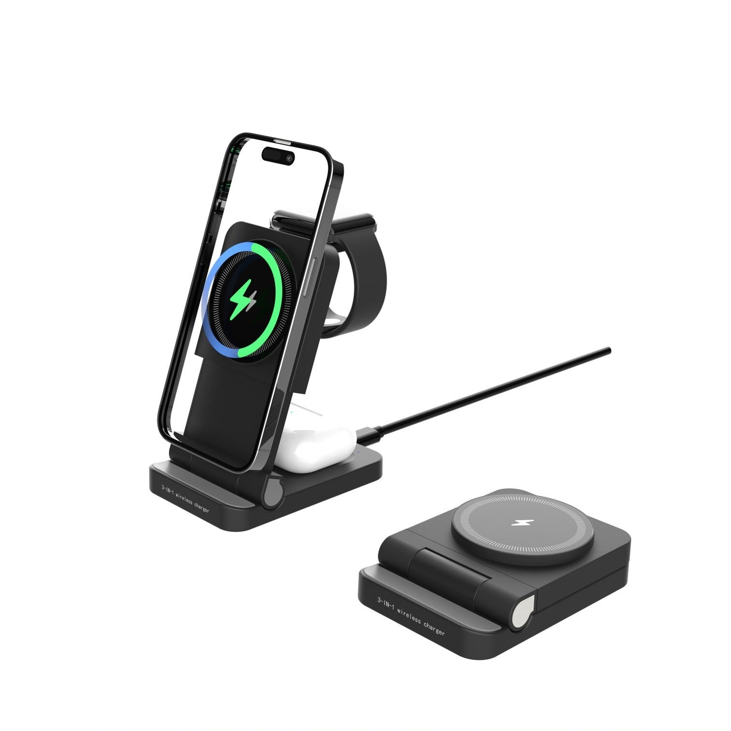 SENGiMC M02 Flodable 3-in-1 Magnetic Wireless Charger